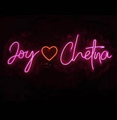 Custom Couple Name Neon Sign | Neon Sign Wedding Neon Sign Customized Neon Sign Bedroom - BBD GIFTS